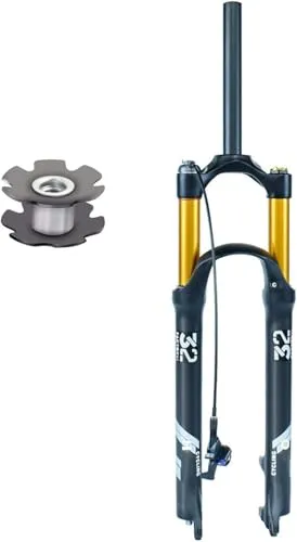 1-1/8' Straight Tube Remote Lock QR 9mm Travel 120mm MTB Suspension Fork - Black KLYso