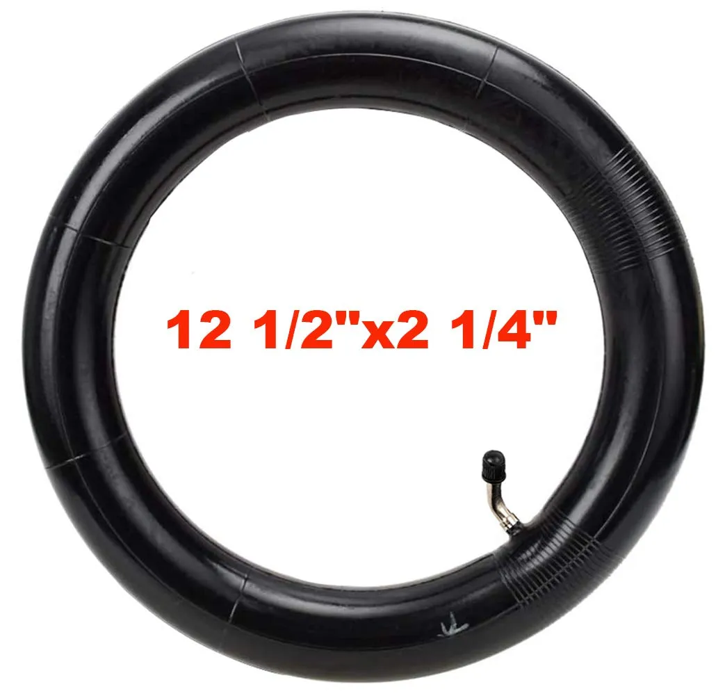1-Pack 12.5' Scooter Inner Tube - 12 1/2' x 2 1/4' Angled Valve - Fits Razor & More - StaiBC