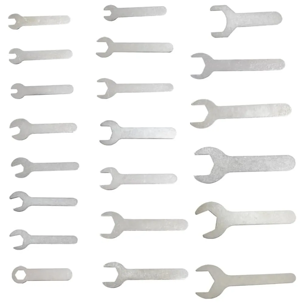 1.5-2mm Thin Brake Wrench Set - 21 Sizes, 4-24mm, High-Quality Steel, Adjustable Bicycle Tool Kit