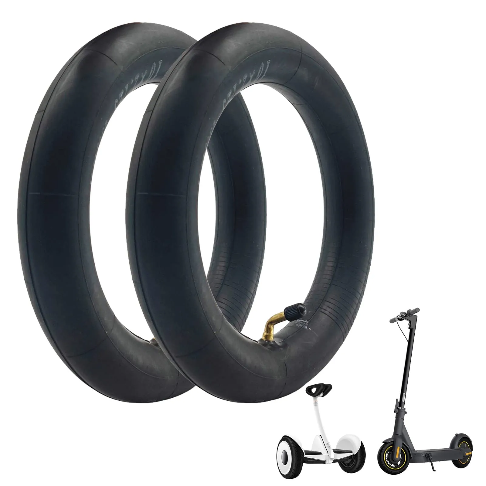 10 Inch Electric Scooter Inner Tube 2-Pack – Durable 10x2.125 Replacement for Bikes, Trikes, and Strollers
