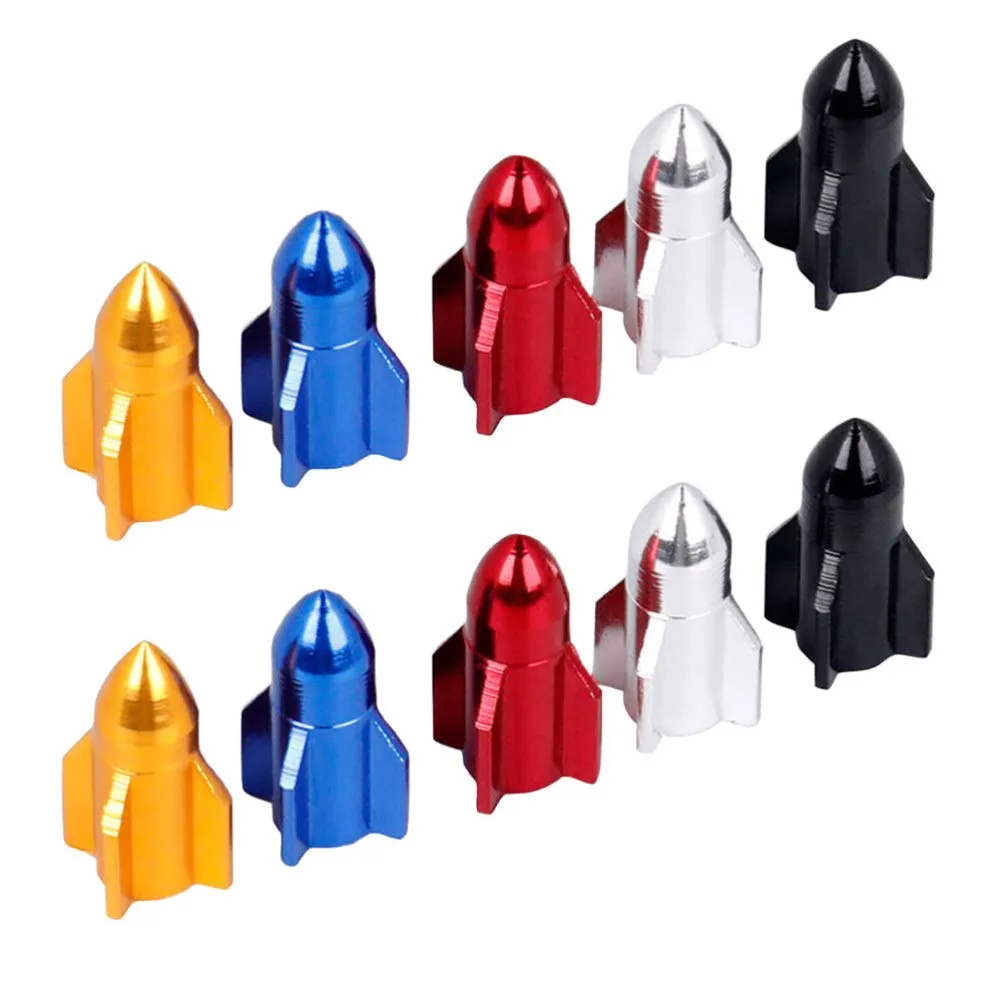 10pcs Colorful Bike Tire Valve Caps for Presta Valves - Durable Protection for Road & Mountain Bikes