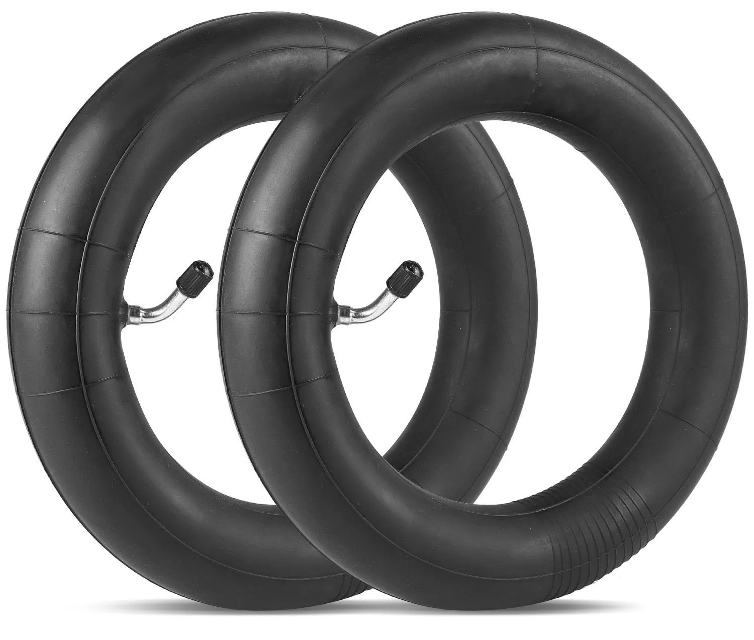 10x2.50 Butyl Inner Tube Pack of 2 for Smart Electric Scooters with Bent Valve Stem