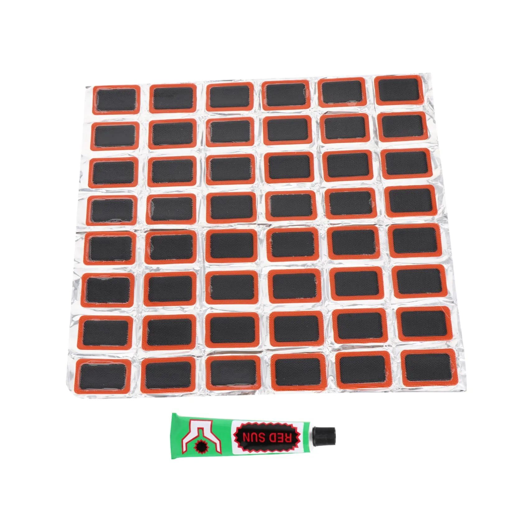 115 Pcs Bicycle Tire Patch Kit - Essential Tube Repair Supplies for Puncture Fixes on the Go