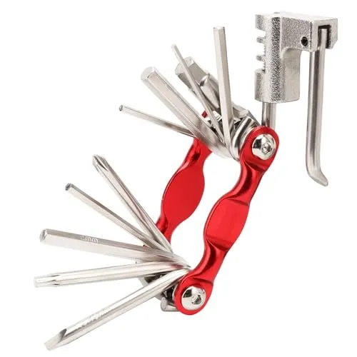 11 in 1 Multi-Function Cycling Maintenance Tool, Compact Bike Repair Multi-Tool for Cyclists