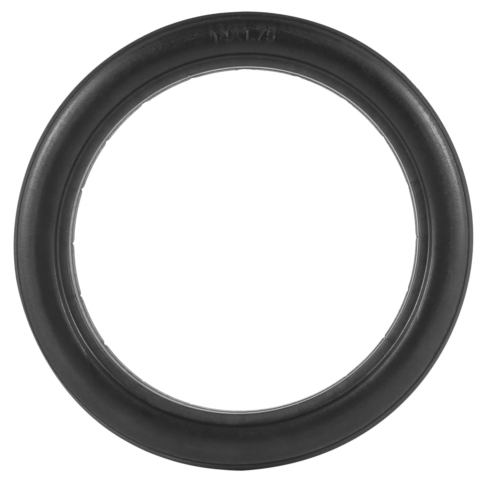 12-Inch Black Rubber Non-Slip Bicycle Tires for 12 1/2 x 2 1/4 Bikes - Strong & Puncture-Proof