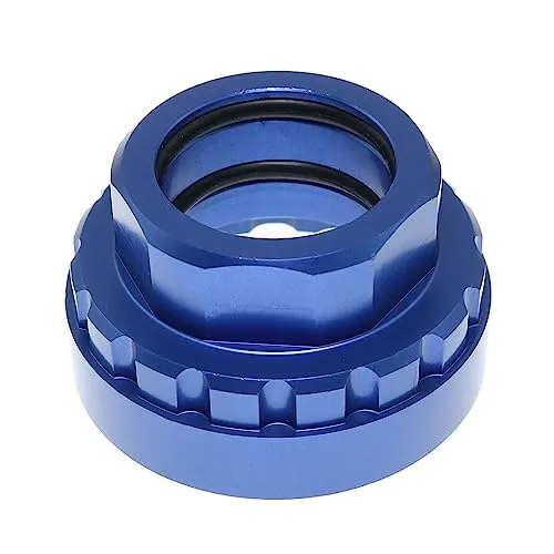 12-Speed Bicycle Chainring Lock Ring Removal Tool for Shimano M7100 M8100 M9100 M9120 - Blue