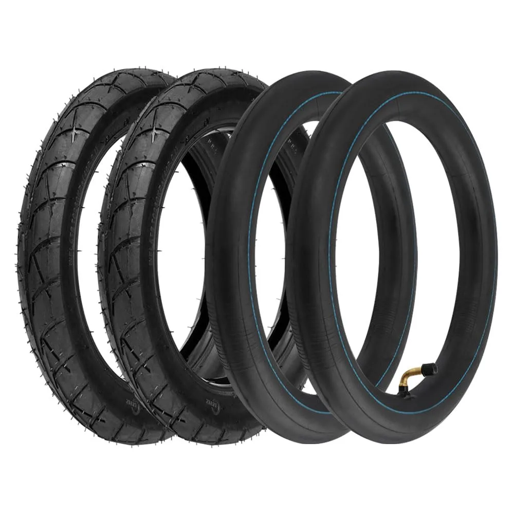 12.5 x 2.25 Tire and Inner Tubes Set for MX125 Gas Electric Scooter Kids Bike - 2 Pack