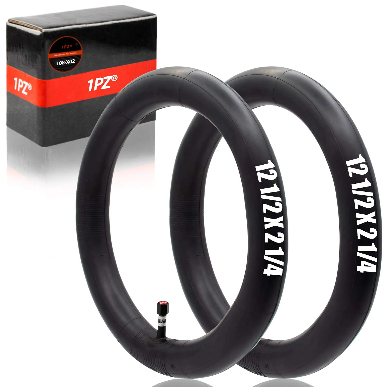 12.5x2.25 Inner Tube Replacement for Razor Pocket Mod Scooters & Kids Bikes - 2 Pack