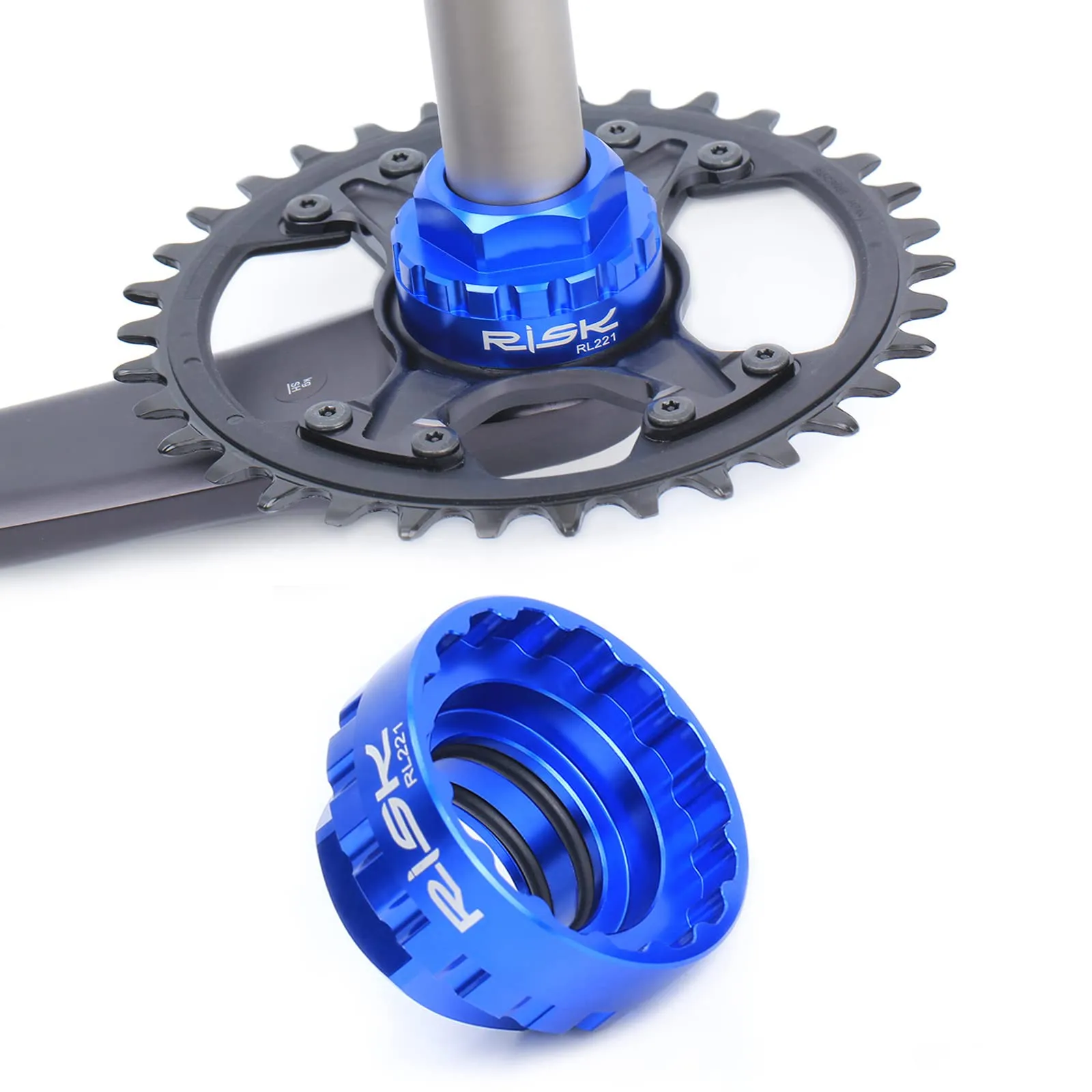 12 Speed Bicycle Chainring Lock Ring Removal Tool for Shimano M7100 M8100 XT SLX MTB Road Bikes