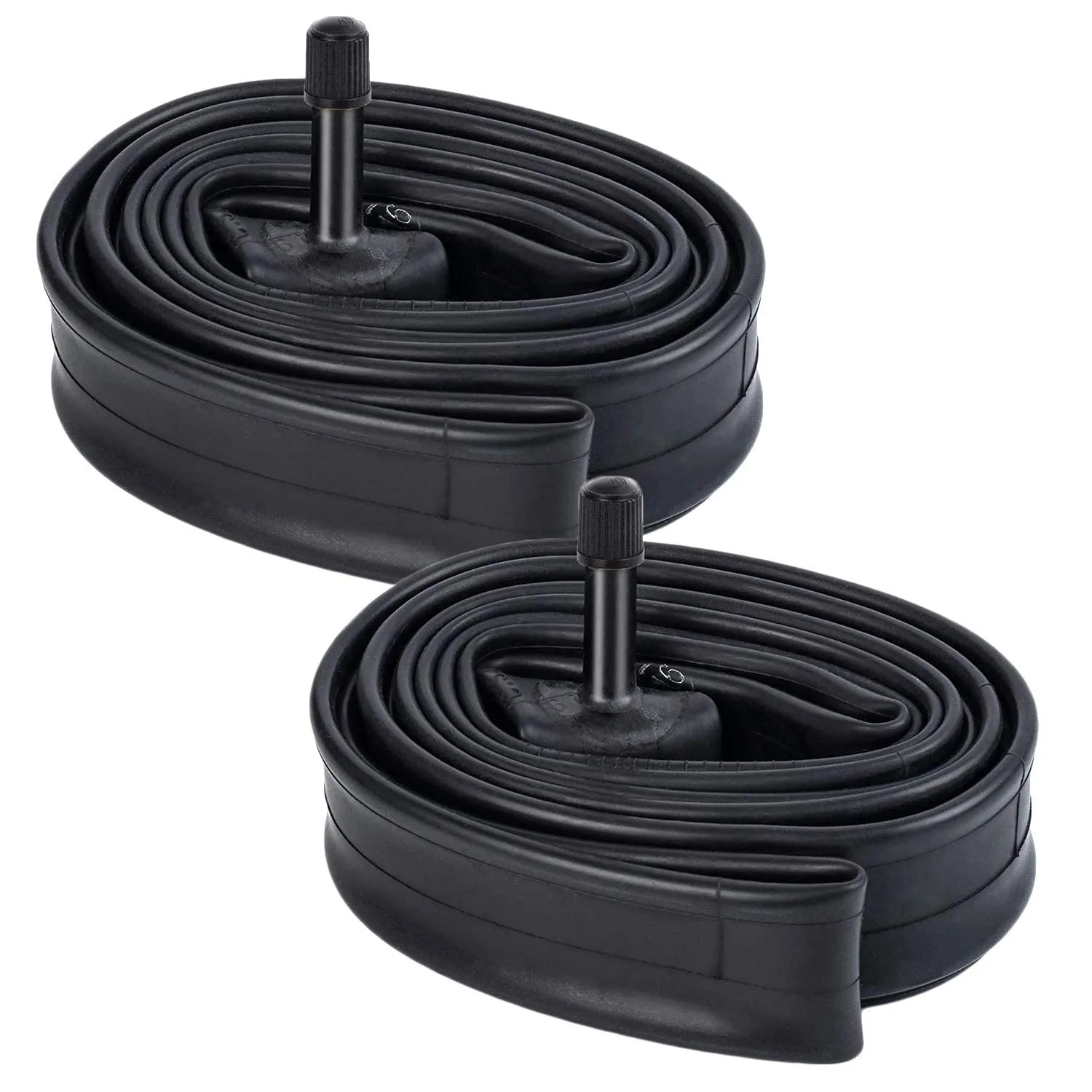 14' Bike Tubes 2 Pcs Set, 14x1.75/1.95/2.125, AV34mm Schrader Valve, Compatible with Most Bikes