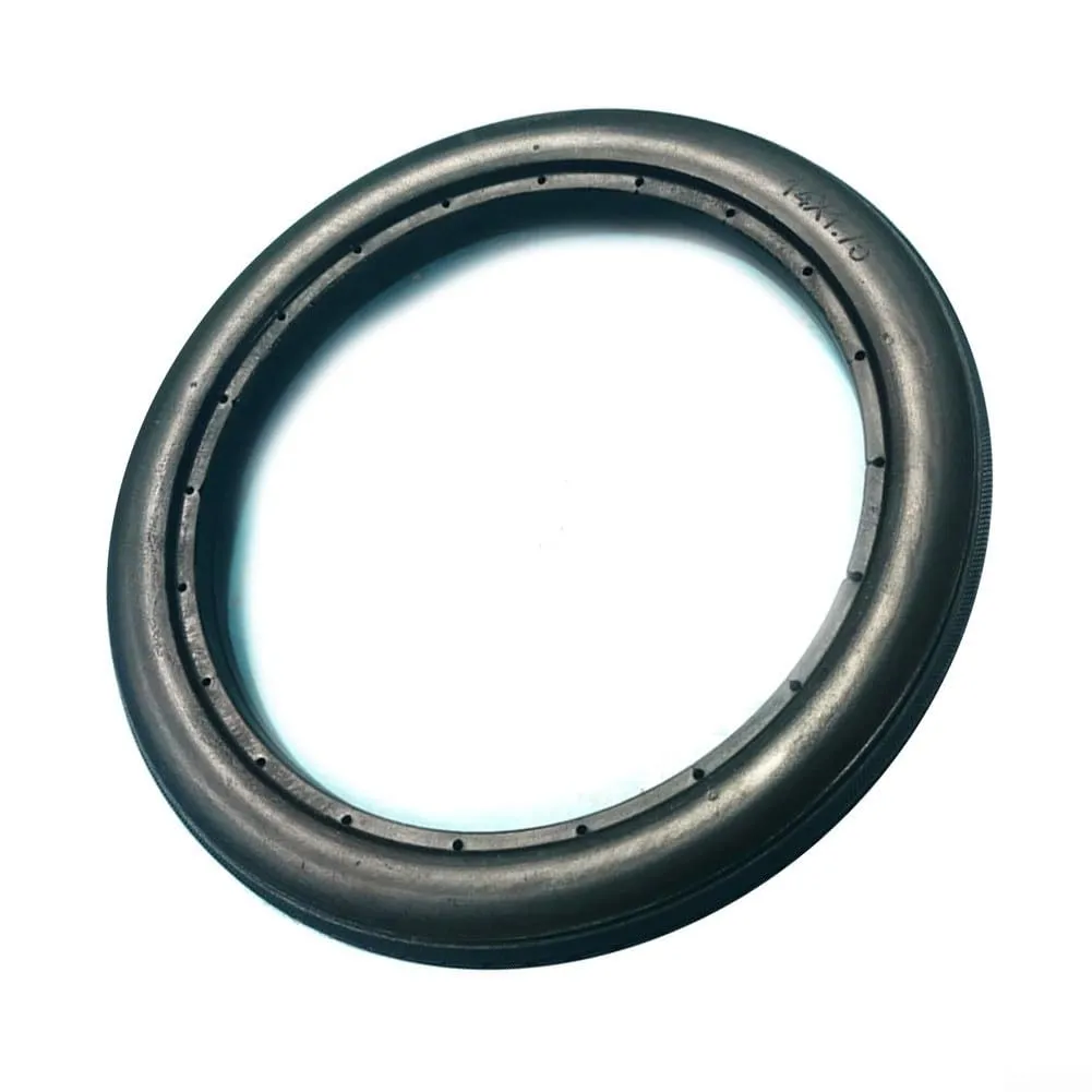 14 Inch Non-Inflatable Solid Bicycle Tire - Explosion-Proof, 14x1.75, Ideal for Road & MTB Bikes
