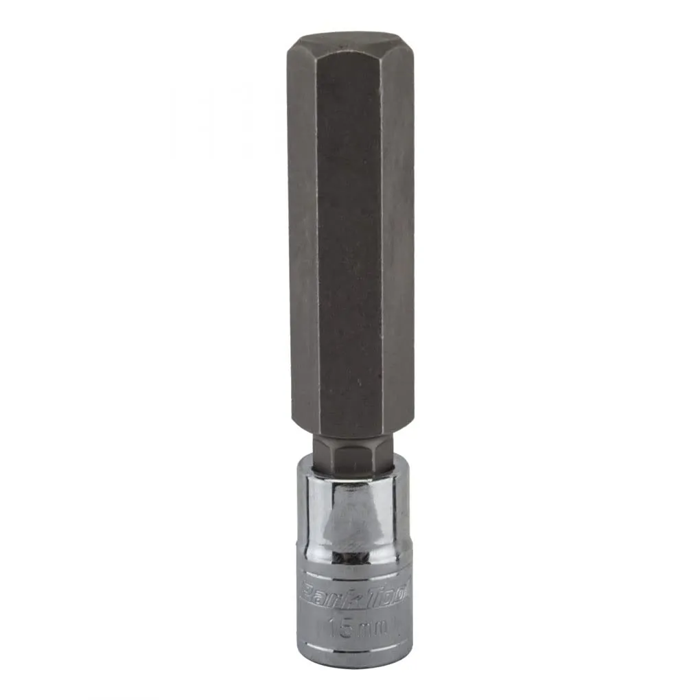15mm Hex Bit Tool for Park Tool Torque Wrenches, 68mm Long, Chrome Vanadium Steel, Durable Design