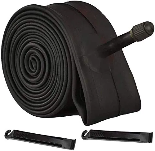 16' Bicycle Inner Tube 2.10-2.40 Compatible, Premium Butyl Rubber, Easy Install with Tire Levers