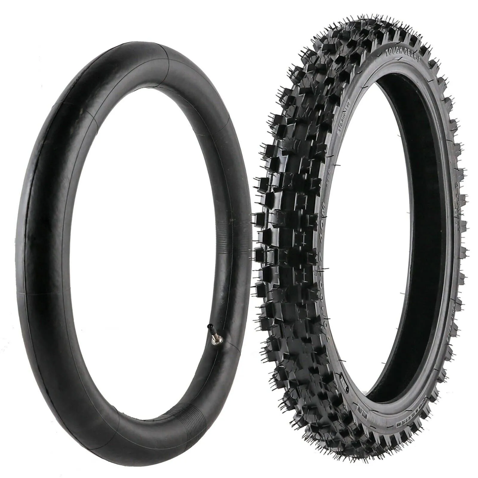 17' Front Tire & Tube 70/100-17 for Dirt Pit Bike Offroad Motorcross - 2.50/2.75-17 Size