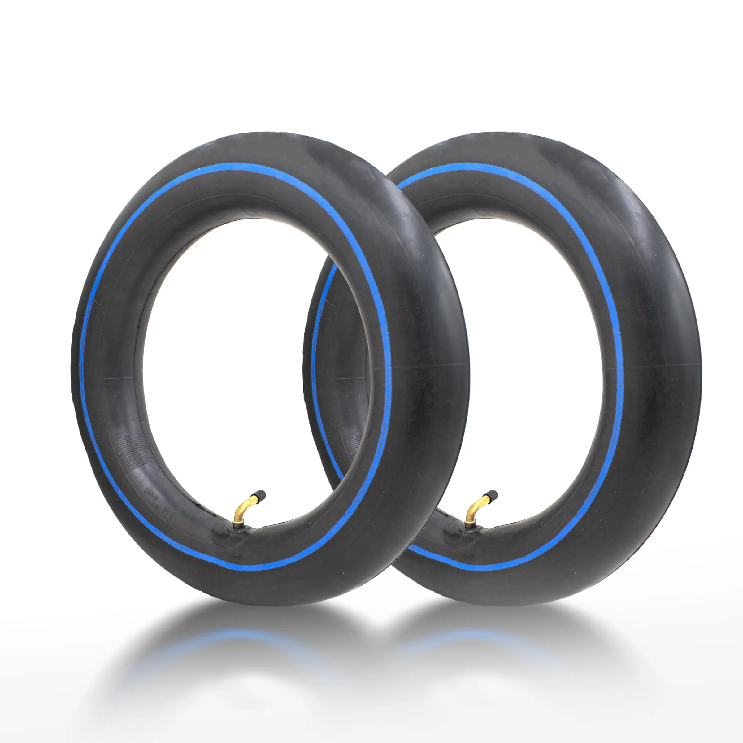 2-Pack 12.5' x 2.25' Scooter Tire Tubes with Angled Valve Stem - Heavy Duty Inner Tubes