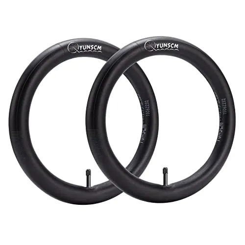 2-Pack 14' Heavy Duty Bike Tire Tubes 14x2.10/2.40 AV32MM Schrader Valve for Smooth Rides