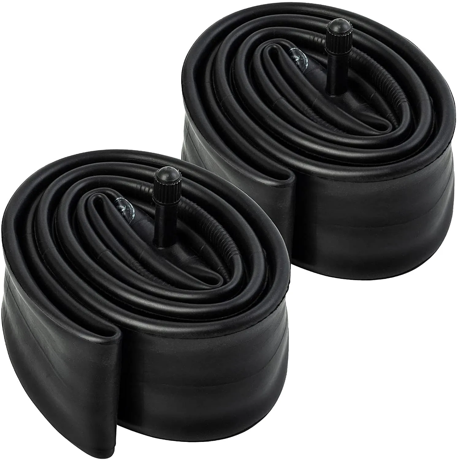 2-Pack 26' Fat Tire Tubes 26 x 4.0 AV32mm Schrader Valve for Mountain Bikes and Fat Bikes