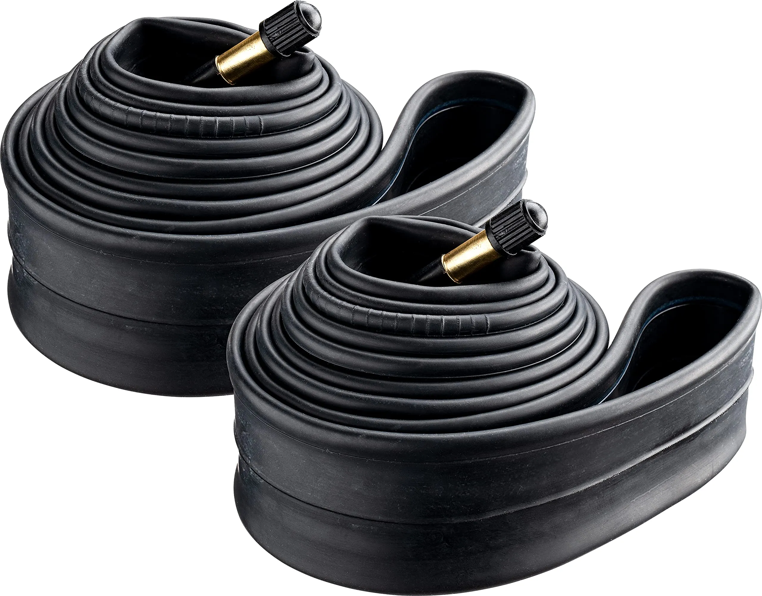 2-Pack Premium 26' Bicycle Tubes 1.90-2.125 with 32mm Schrader Valve for Mountain Bikes