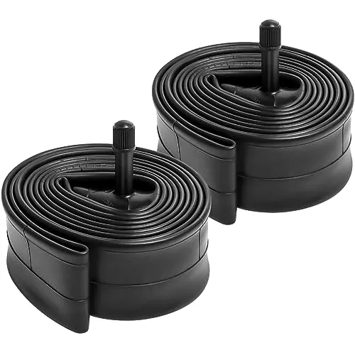 2-PCS 22' Heavy Duty Bike Tire Tubes 22x1.75/2.25 AV32MM Schrader Valve Durable Inner Tubes