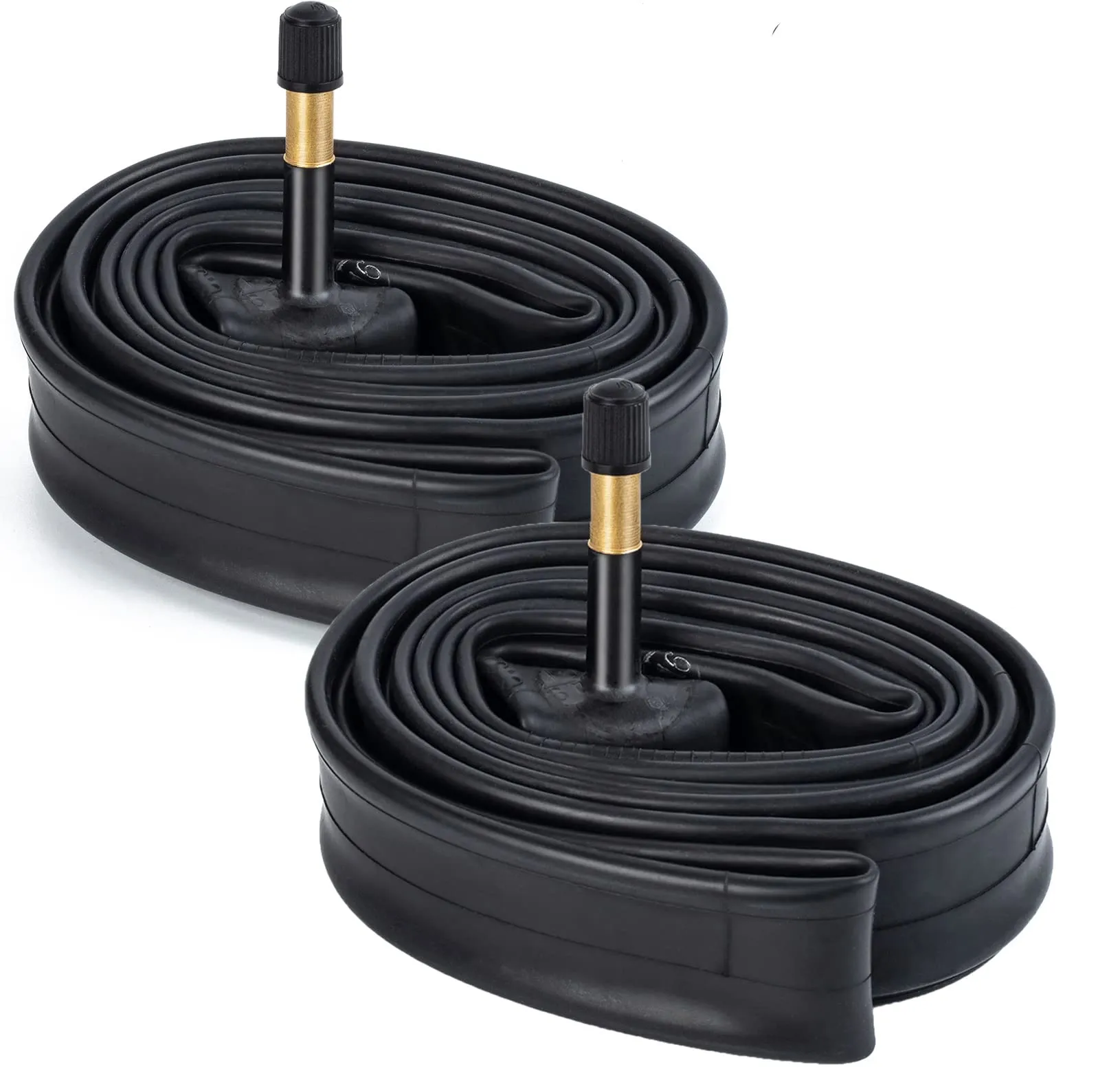 2-Pcs 29' Bike Tubes 29 x 2.125/2.4 AV48mm Schrader Valve for MTB Compatible with Multiple Sizes