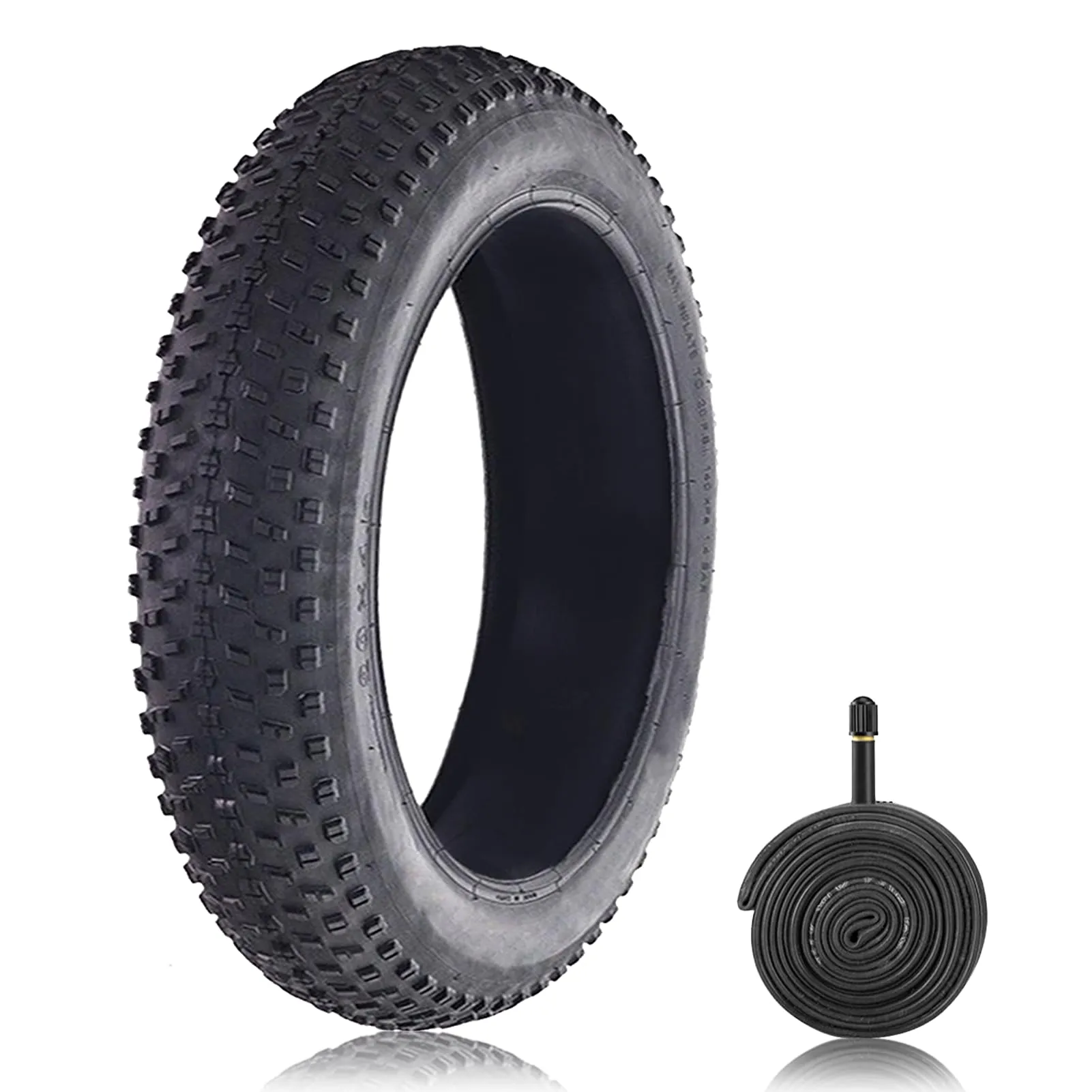 20/24/26 Inch E Bike Fat Tire Replacement Kit - Heavy Duty Puncture Proof Tyres for All Terrain