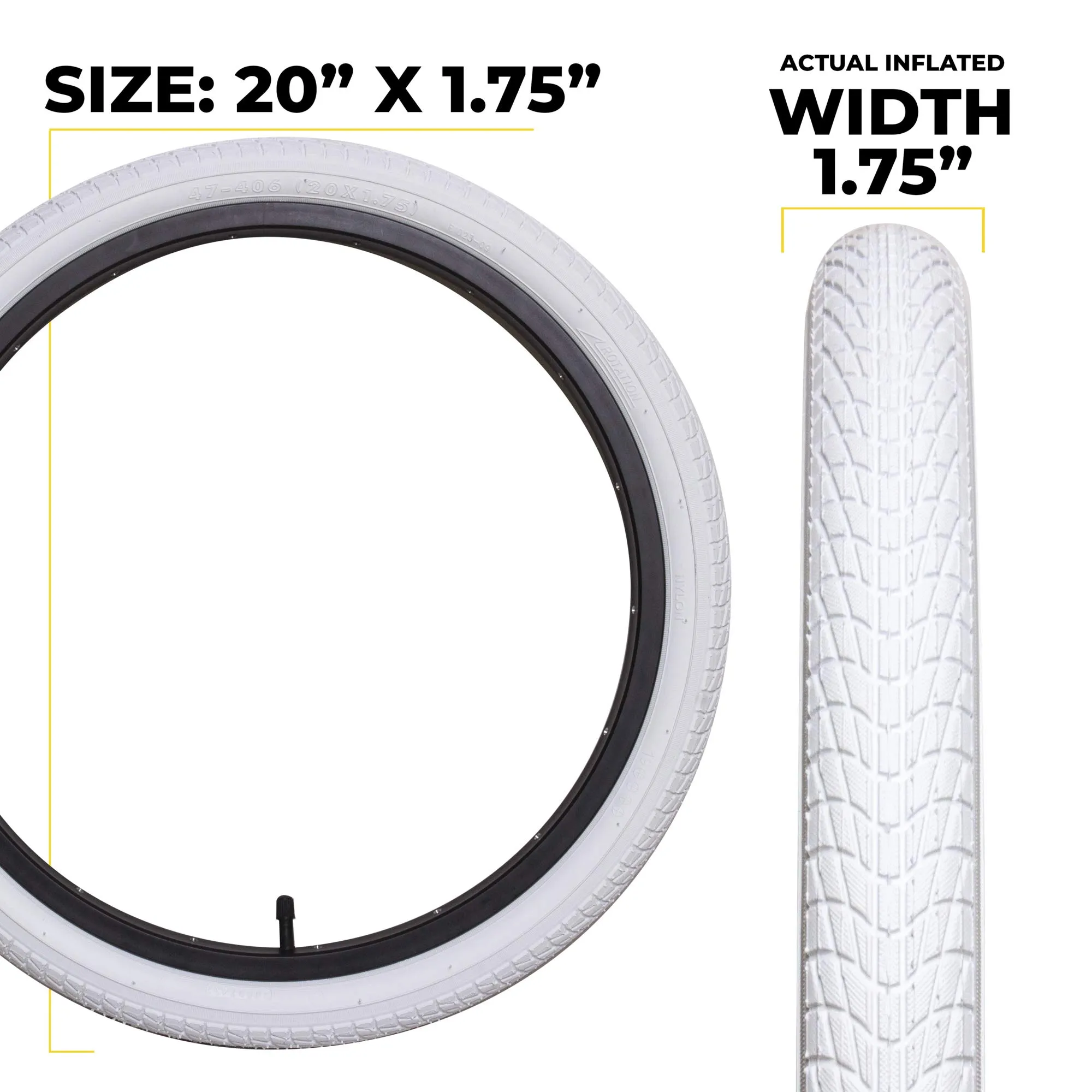 20x1.75, Includes Tools