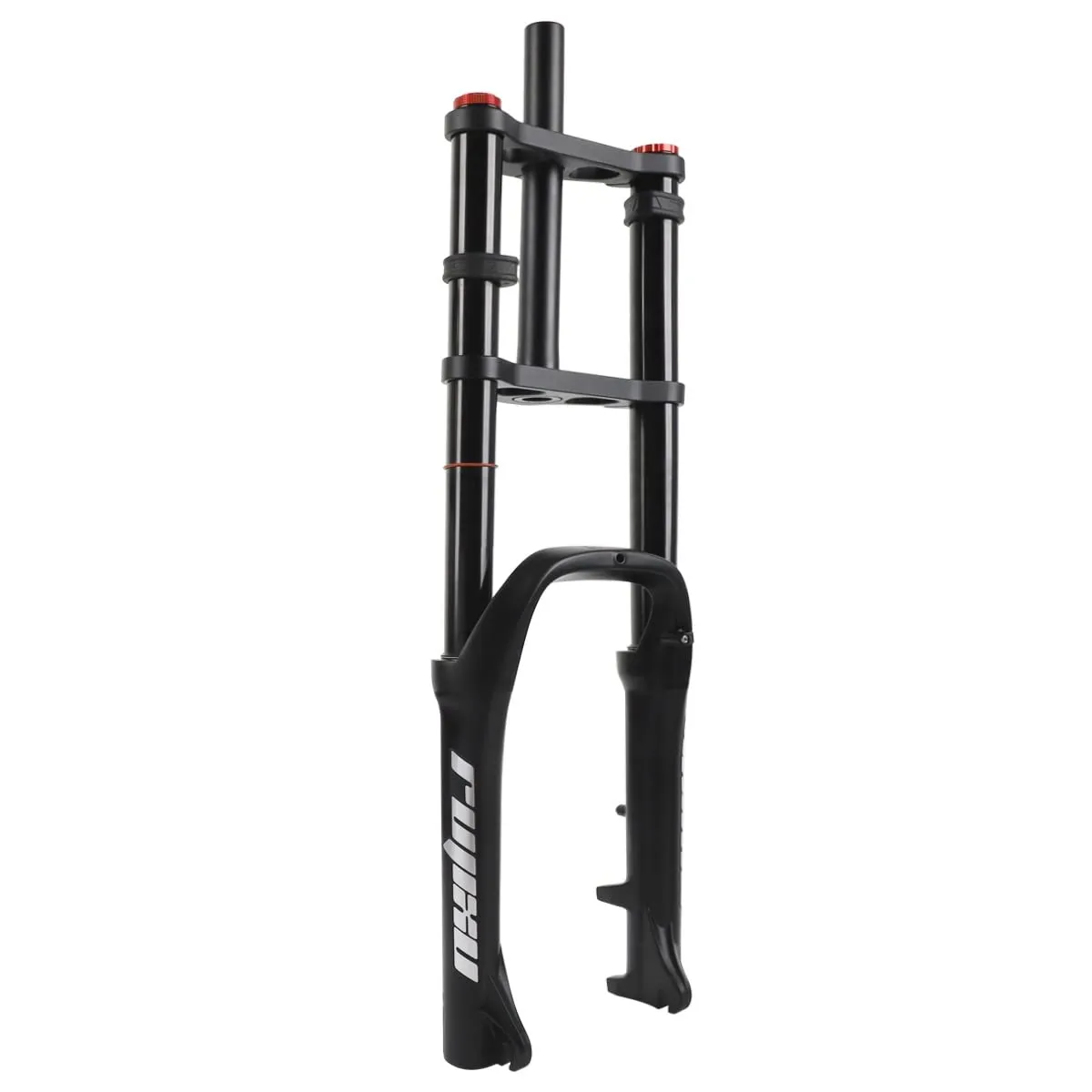 20 Inch Fat Fork 4.0' Tire Disc Brake MTB Air Suspension Fork for Electric Bikes 1-1/8' QR
