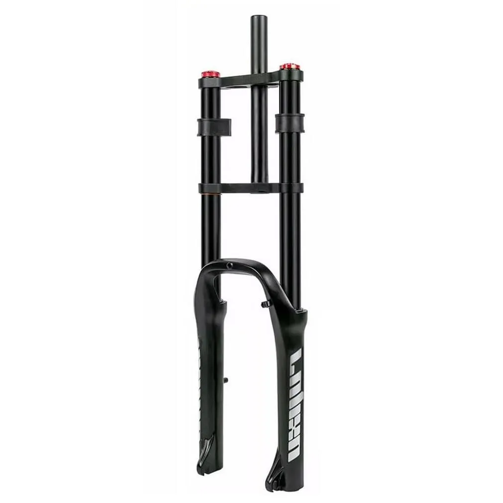 20 Inch HIMALO Bike Suspension Fork for 4.0 Fat Tire, Adjustable Rebound, 110mm Travel, Disc Brake