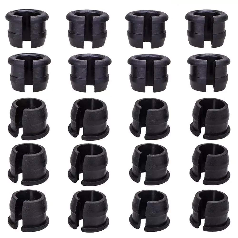 20 Packs Schrader to Presta Bike Valve Adapters - Durable Rubber Plug for All Bike Types