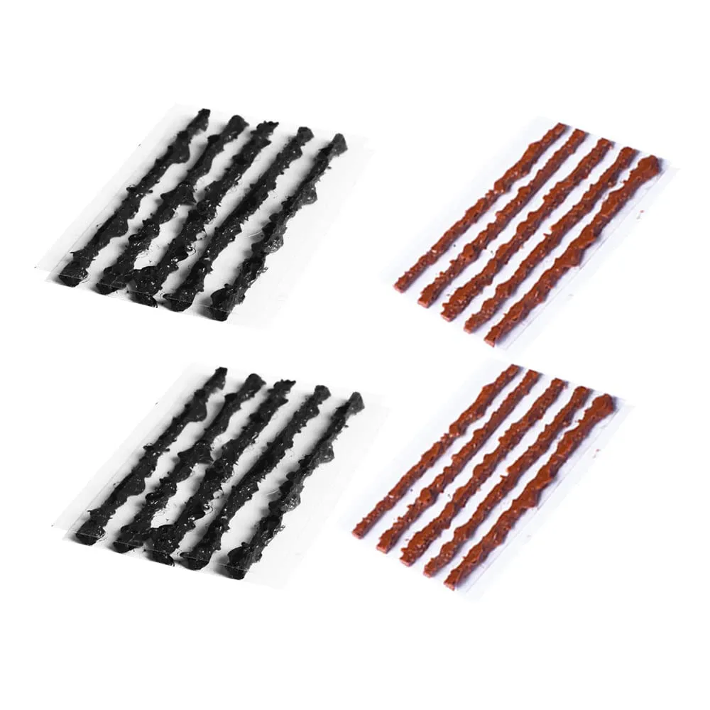 20 pcs 1.5mm Bike Tubeless Tire Repair Kit - Emergency Puncture Plugs for Road & Mountain Bikes