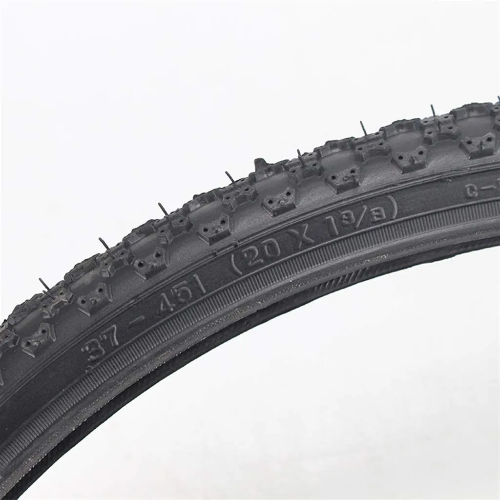 20x1 1/8 28-451 BMX Bike Tires for Kids - Durable, Non-Slip, High-Quality Rubber, Easy to Replace