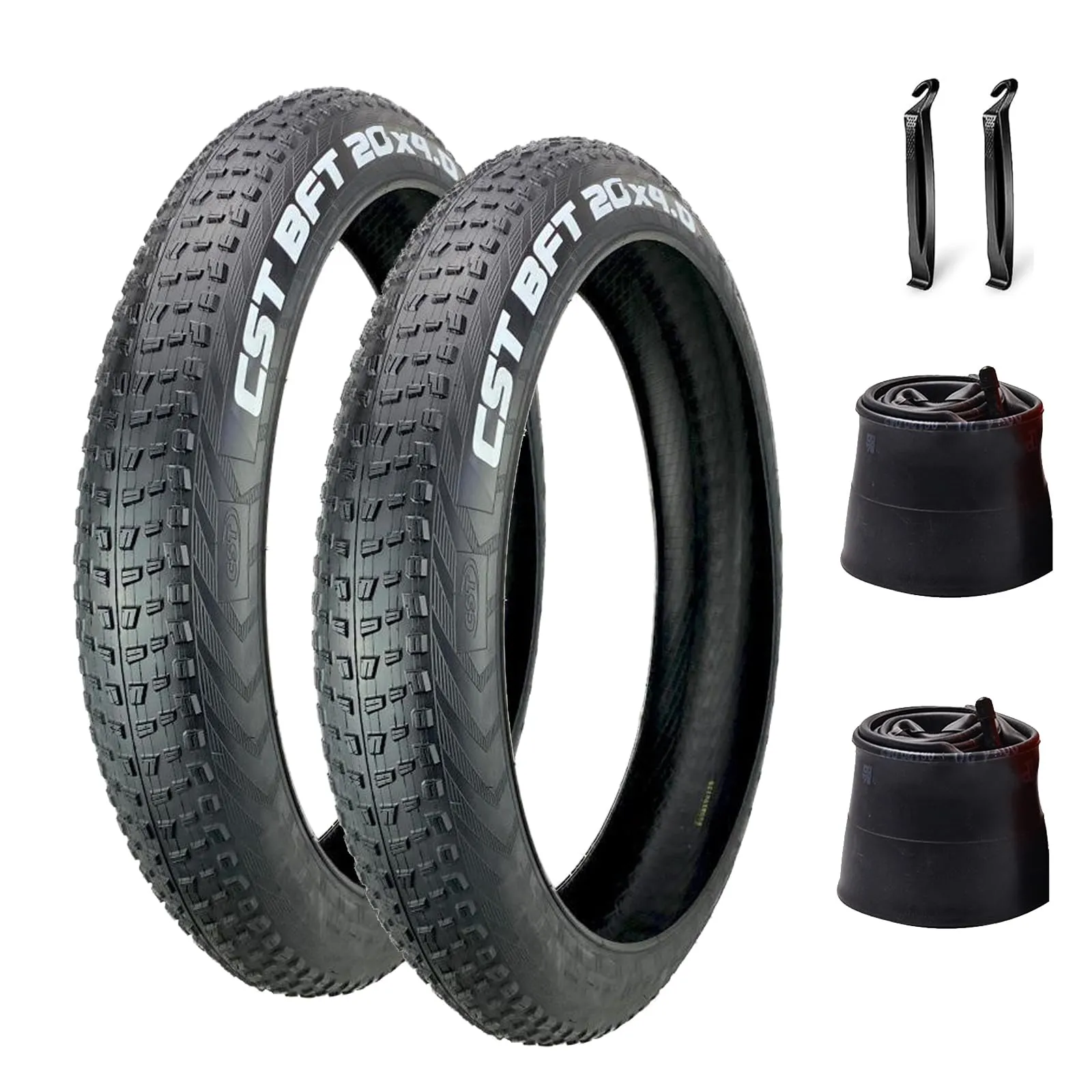 20x4.0 Fat Bike Tire Kit - Puncture Resistant Foldable Tires for E-Bikes & Mountain Bikes