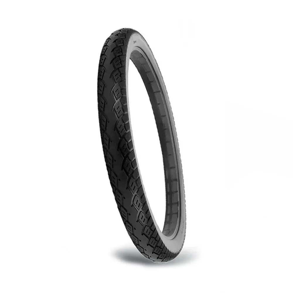 22×2.125 E-Bike Solid Tire - Anti-Stab Tubeless, Non-Slip Black Rubber for Electric Bicycles