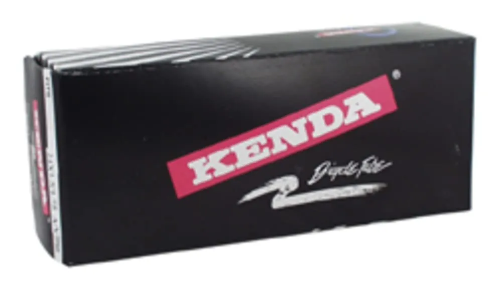 24 x 1.9/2.125 in Schrader Bicycle Tube - Kenda Black Butyl Rubber, 35mm Thorn Resistant