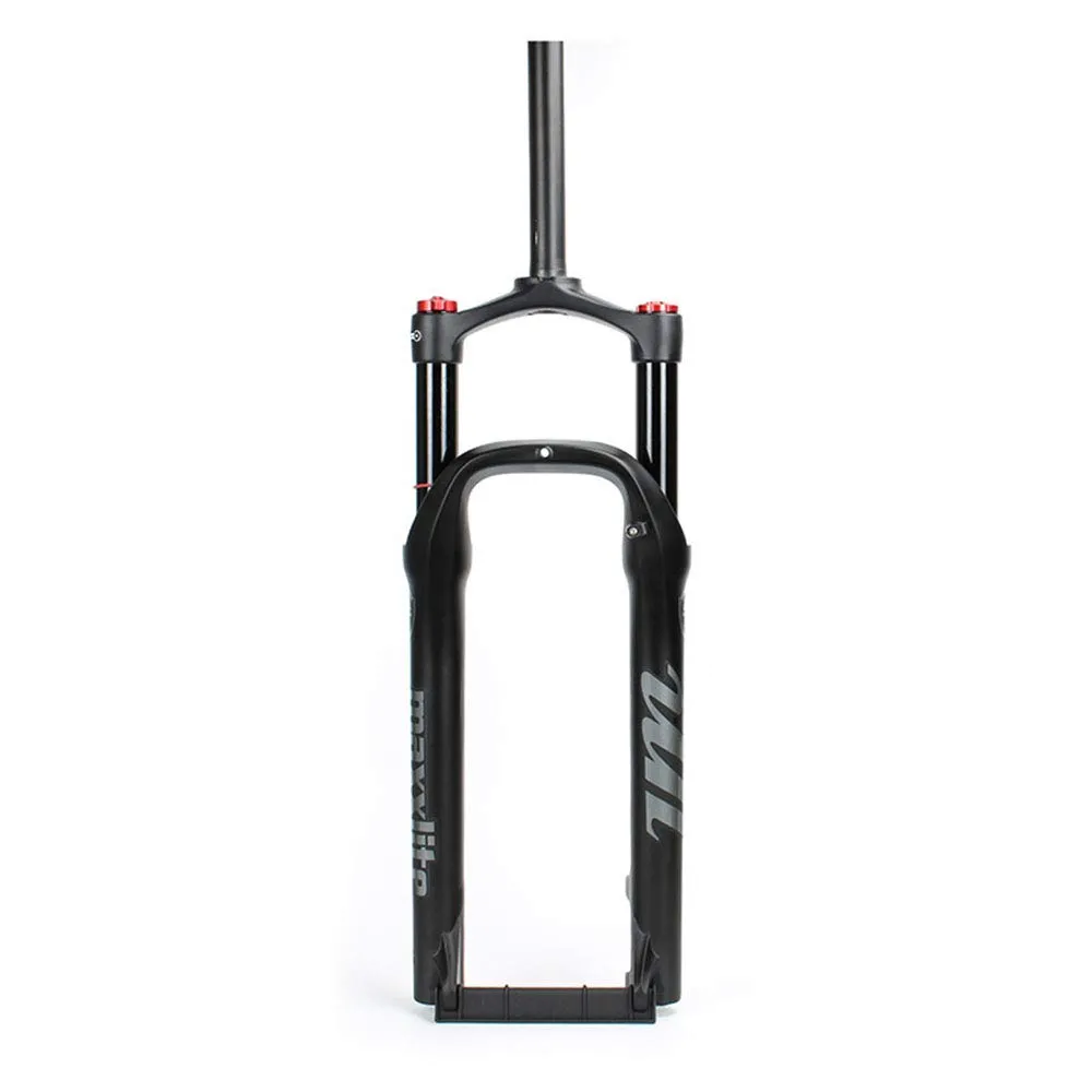 26-Inch Fat Air Fork for Beach, Snow, E-Bike - 1-1/8' Steer Tube, 135mm Spread, 120mm Travel