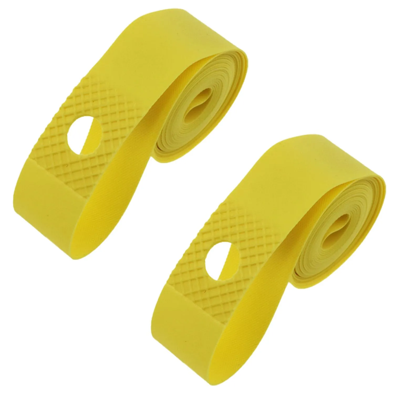 26-inch Yellow PVC Inner Tube Protection Pad Bike Tire Rim Liner - Durable, Puncture Resistant, 2pcs