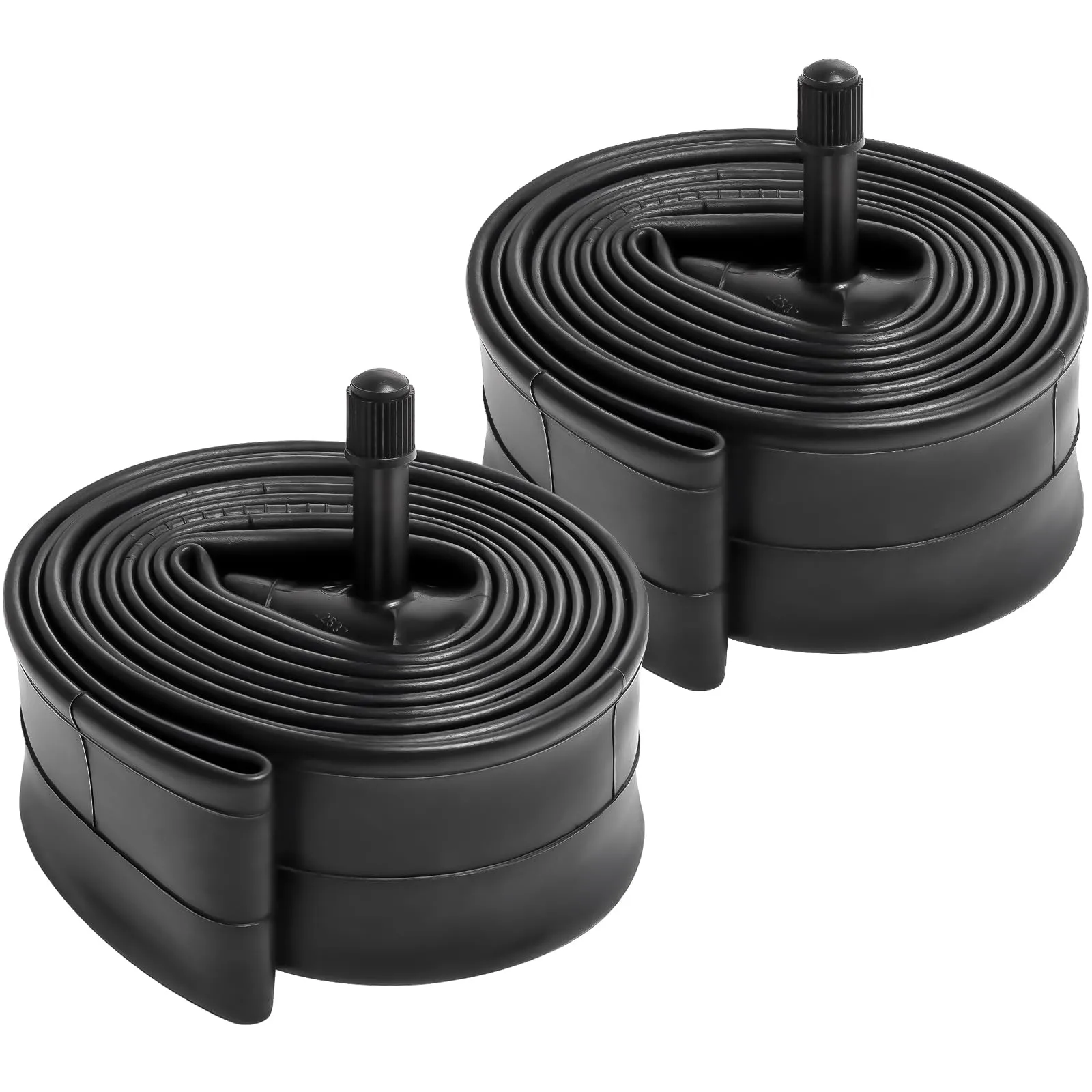 26' Bike Tubes – 2 Pcs Butyl Rubber Inner Tubes for 26 x 1.0/1.50 AV32mm Schrader Valve