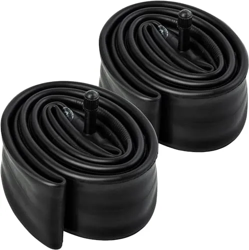26' Heavy Duty Bike Tubes 26X1.75/2.25 AV32MM Butyl Rubber 2-PCS for 26' Bicycle Tires