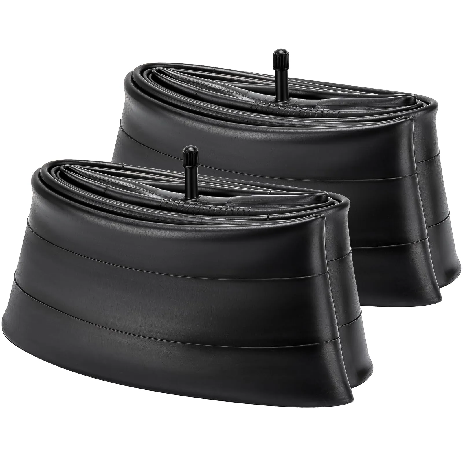 26' Heavy Duty E-Bike Fat Tubes - 2-Pcs Premium Butyl Inner Tubes 26 x 3.5/4.0 AV32mm Schrader Valve