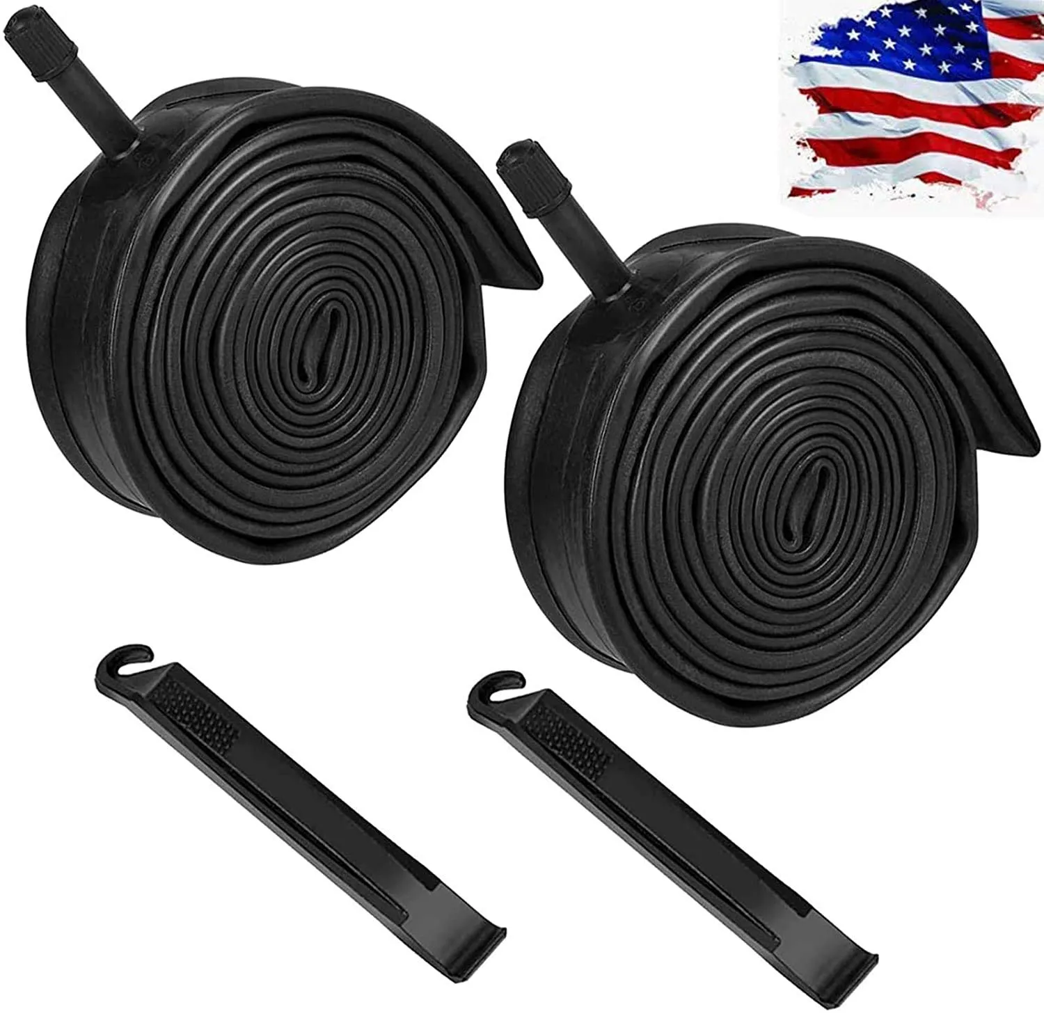 26 Inch Bike Tube Set - 26x1.90/26x1.95/26x2.125 Durable Inner Tubes for Mountain and Road Bikes