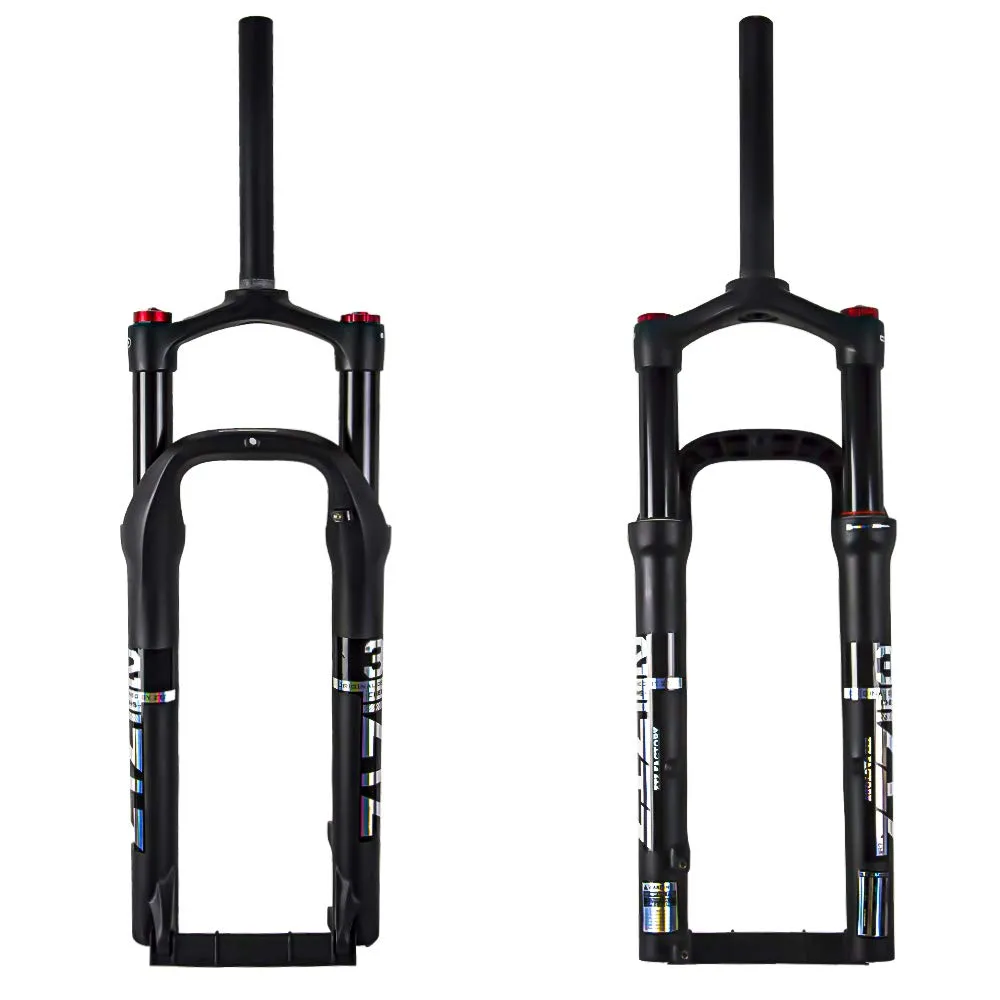 26 Inch BOLANY Bike Air Fat Fork - 100MM Travel Aluminum-Alloy for 4.0' Tires, No-Corrosion Design