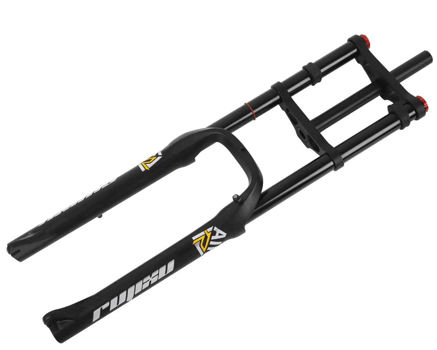 26 Inch Fat Bike Suspension Fork 170mm Travel, 4.0' Tire, Rebound Adjust, Disc Brake, MTB Fork