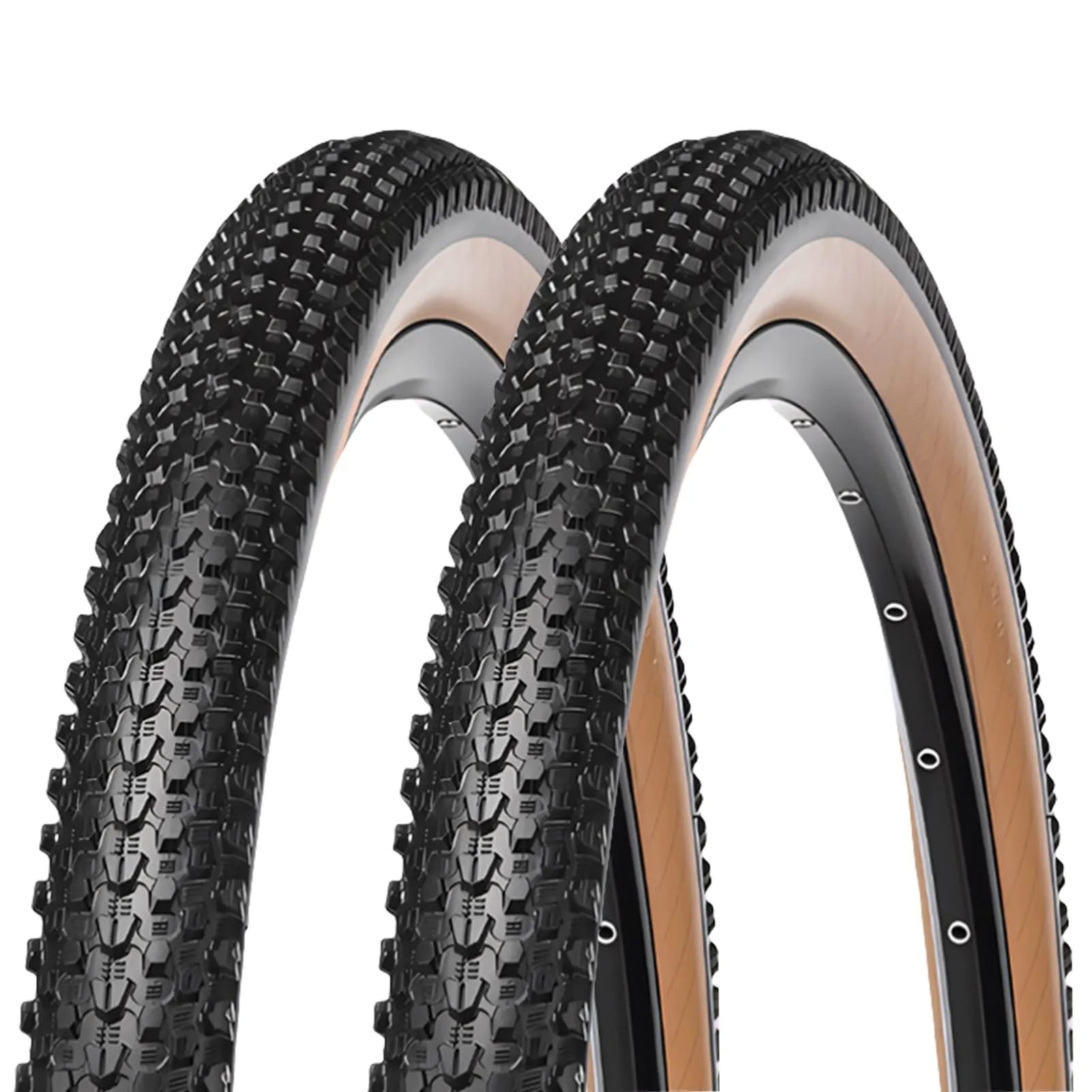 26 x 2.10 Mountain Bike Tire Pair for MTB and Off-Road Bikes - 60 TPI, Easy Installation, Good Grip