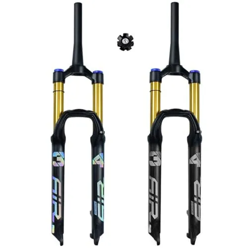 27.5/29 Inch Mountain Folding Bikes with Shock Absorbing Front Fork - 140mm Travel & QR Axle