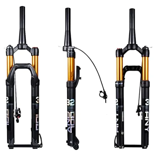 27.5'/29' Mountain Bike Air Suspension Fork - 100mm Travel, 15*100mm Thru Axle, Lightweight Design