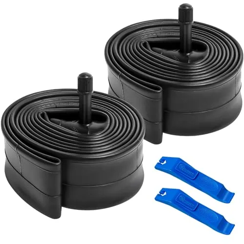 28''/29'' Heavy Duty Bike Tubes - 2-PCS AV32MM Schrader Valve - Compatible with 28x1.75 to 29x2.40