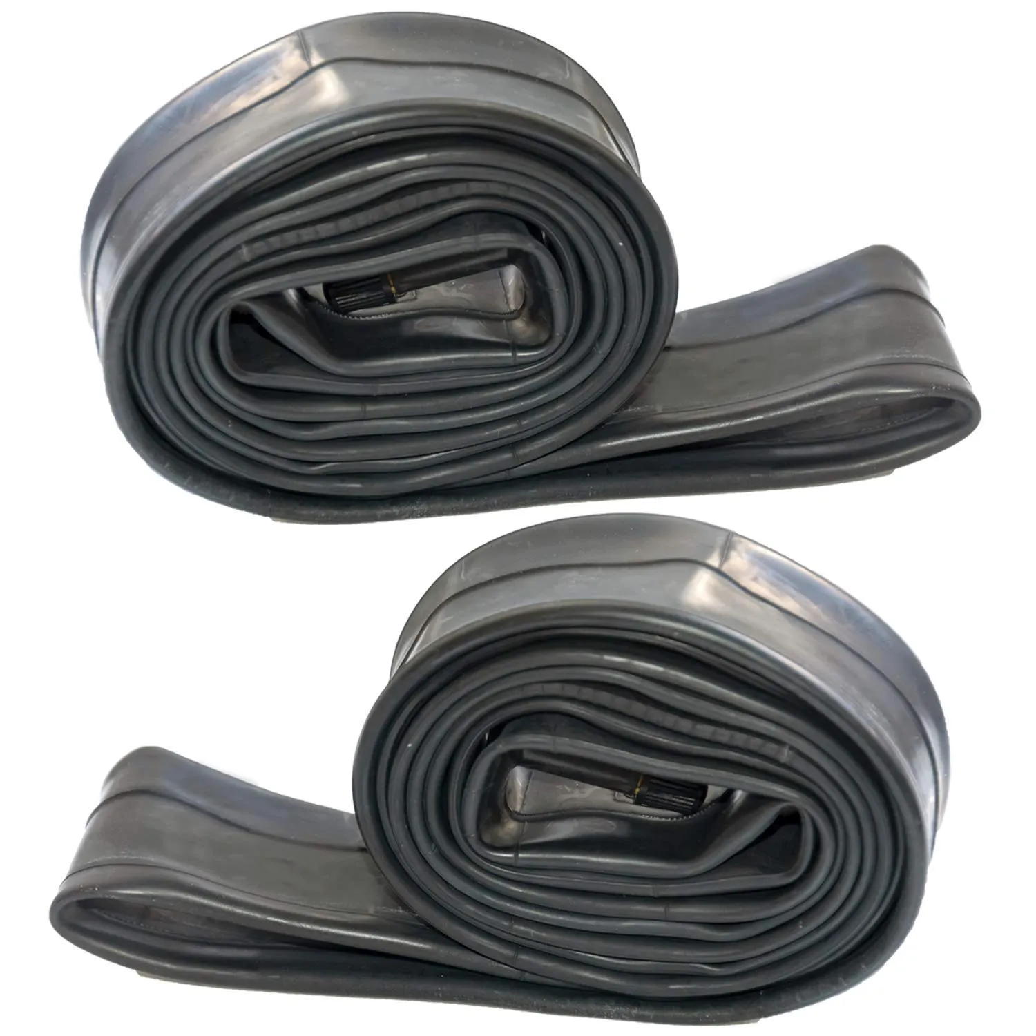 2 Pack 24-Inch Bicycle Tube, 24x1.75-2.125, Heavy Duty with 32 mm Schrader Valve for MTB, BMX, Road Bikes
