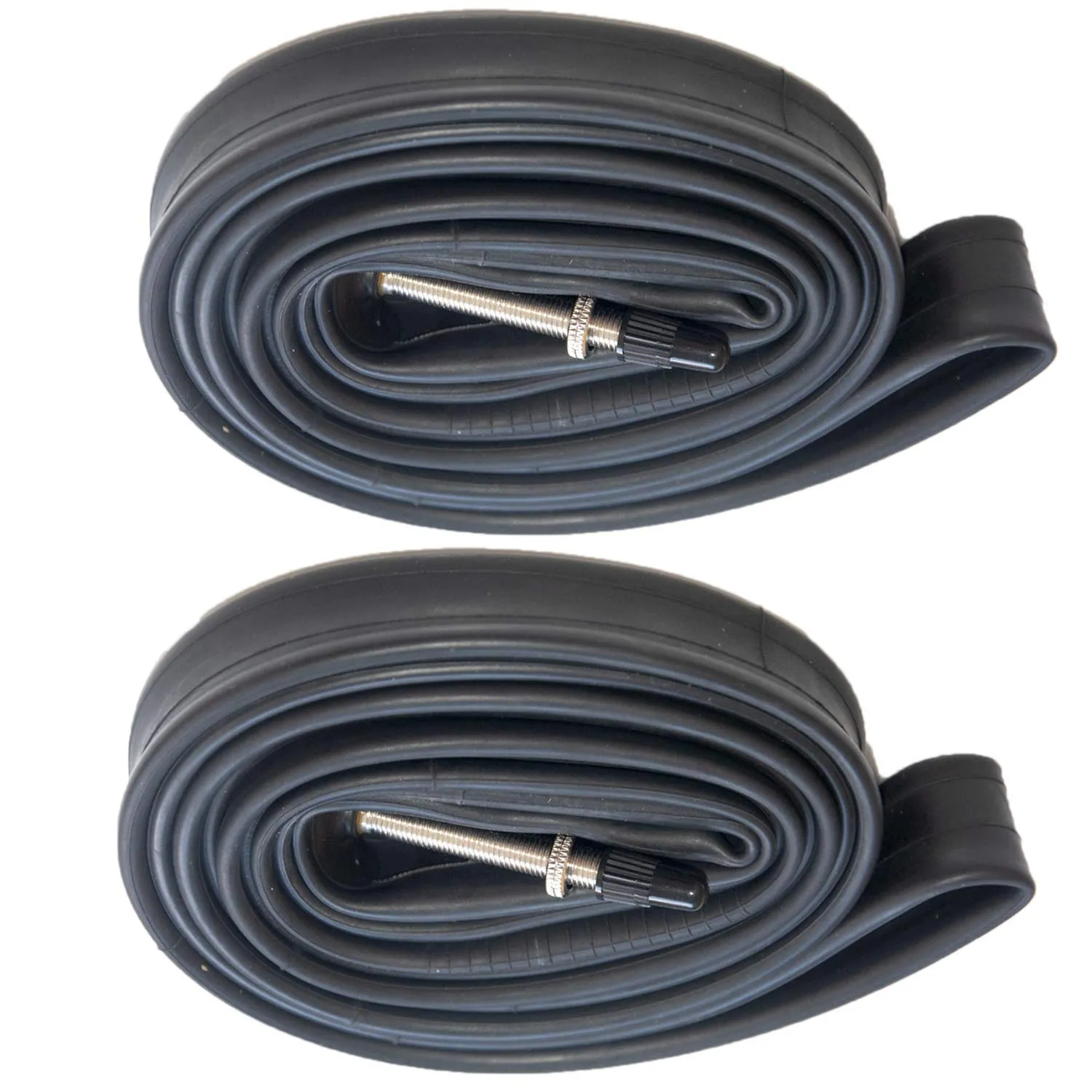 2 Pack 28 Inch Heavy Duty Bicycle Tube 700x25C-32C with 48mm Presta Valves for Road & MTB