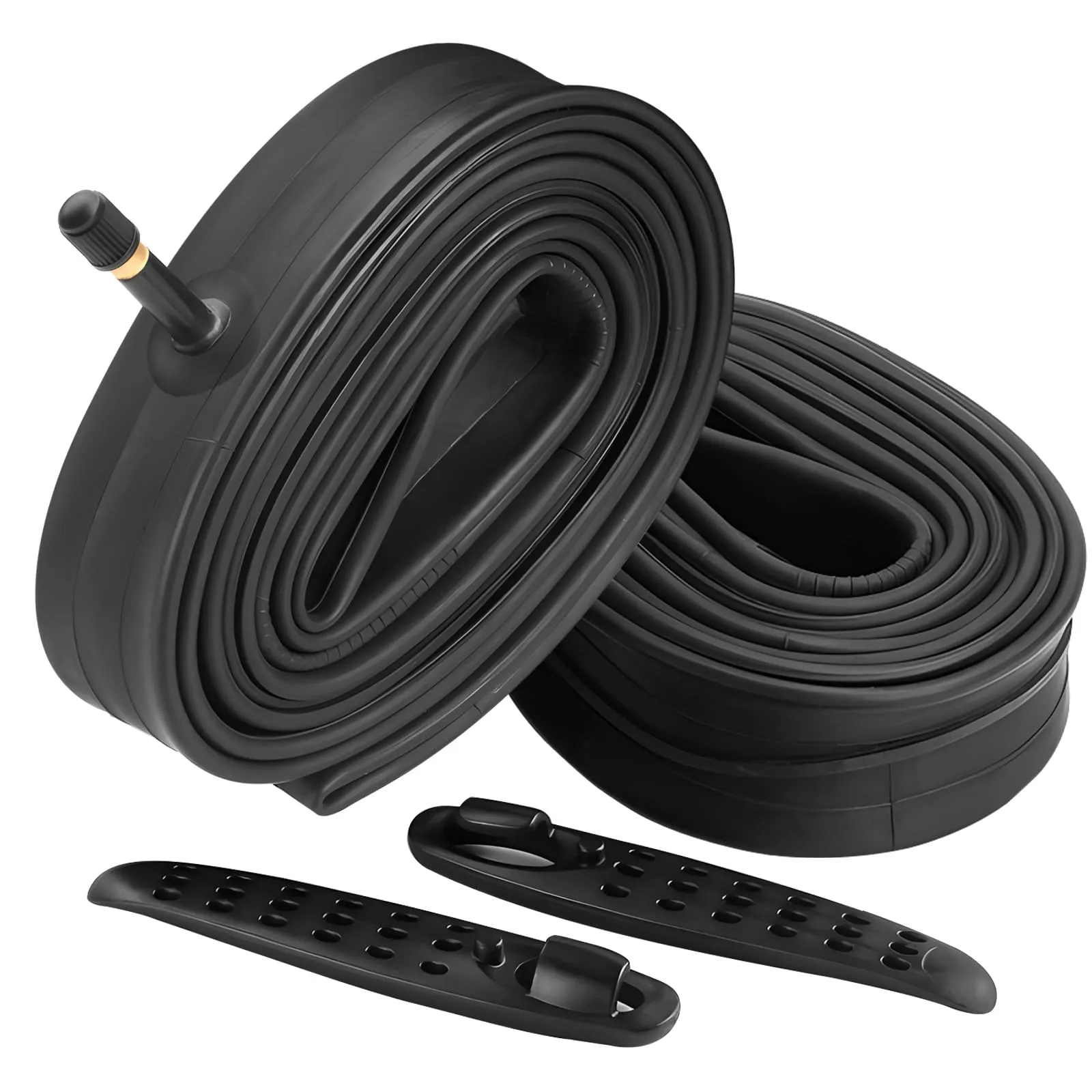 2 Pack 29 Inch Heavy Duty Bike Tubes 29x1.75-2.40 with Tire Levers & 32mm Schrader Valve