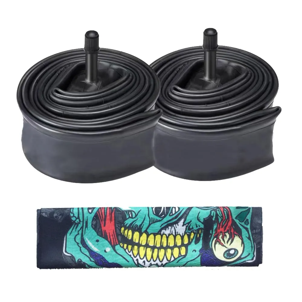 2 Pack 700C Road Bike Tubes 700x35/43 AV33mm Schrader Valve for 700x35c to 43c Tires